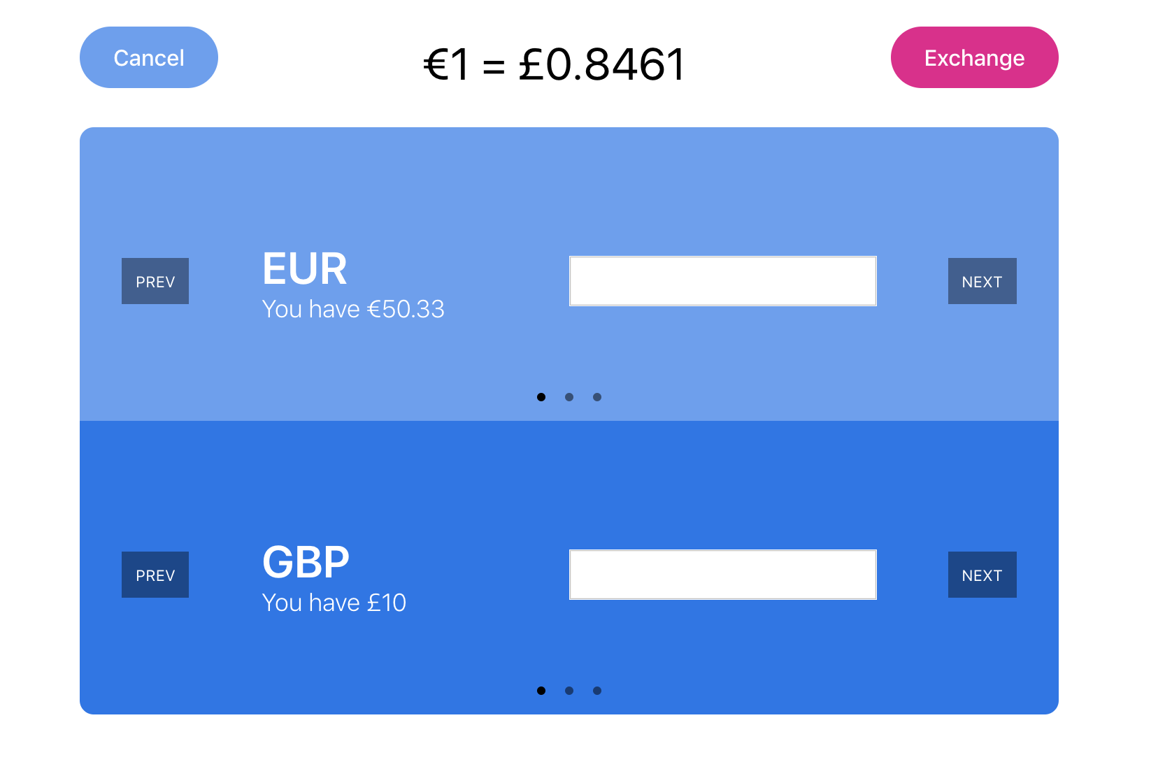 Exchange rate tool